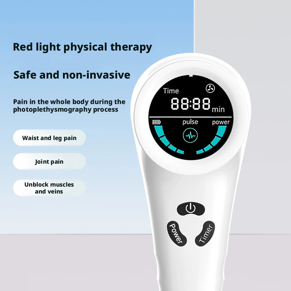 650nm+808nm Handheld Face Body Red Light Infrared Beauty Device Skin Rejuvenation Muscle Joint Body Fatigue Relief Health Care