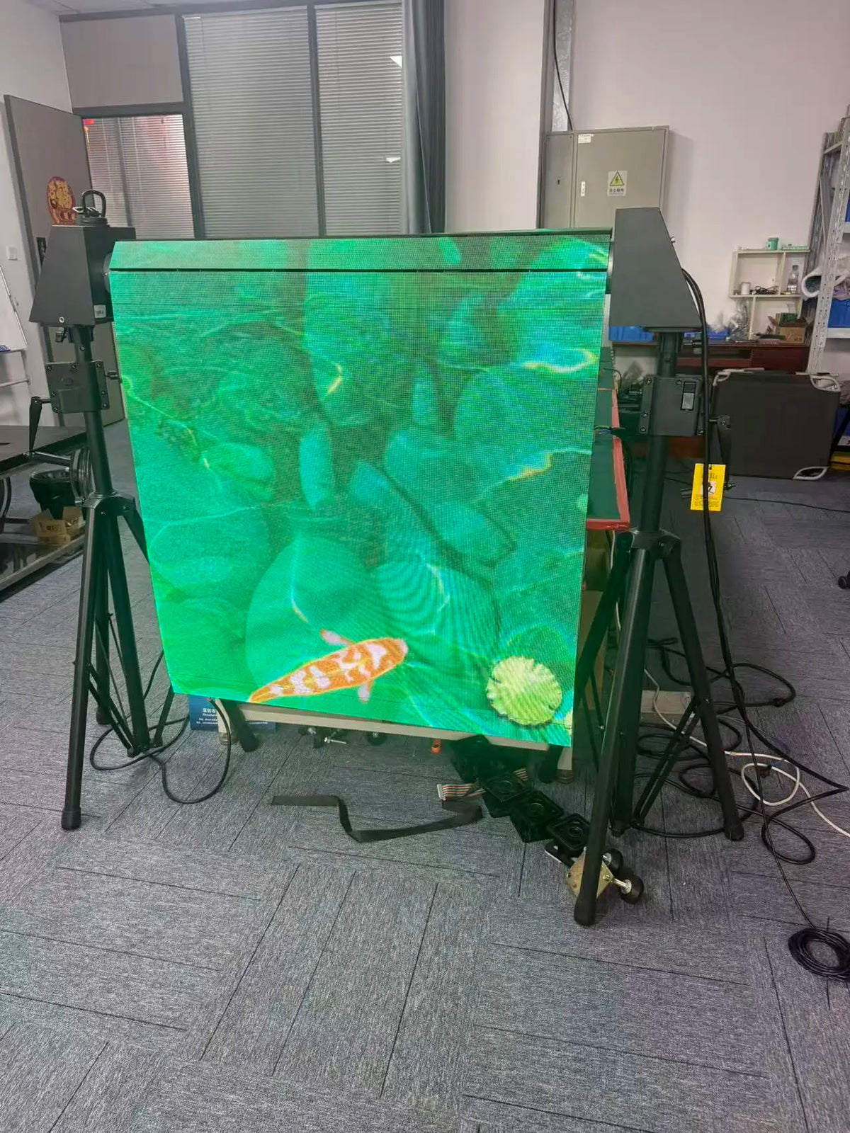 wedding backdrop event decoration indoor LED screen Outdoor Portable  X 2m P2 P3 P4 500x1000 Rental Led Display Screen Panel