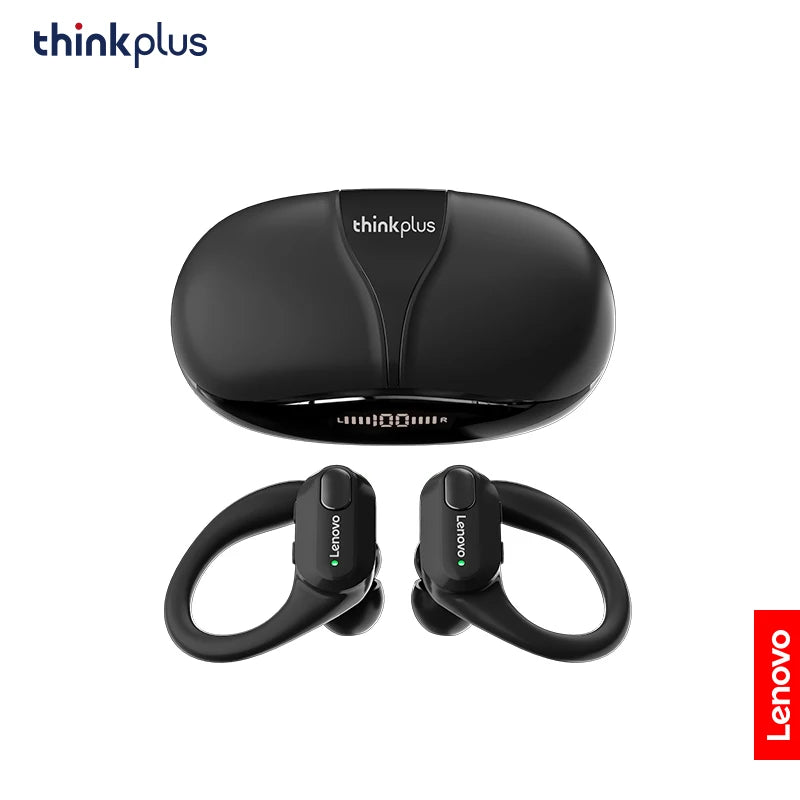 Original Lenovo XT80 Sports Wireless Earphones with Mics, LED Power Display,Hifi Stereo Sound Bluetooth 5.3 TWS HeadphHeadphones