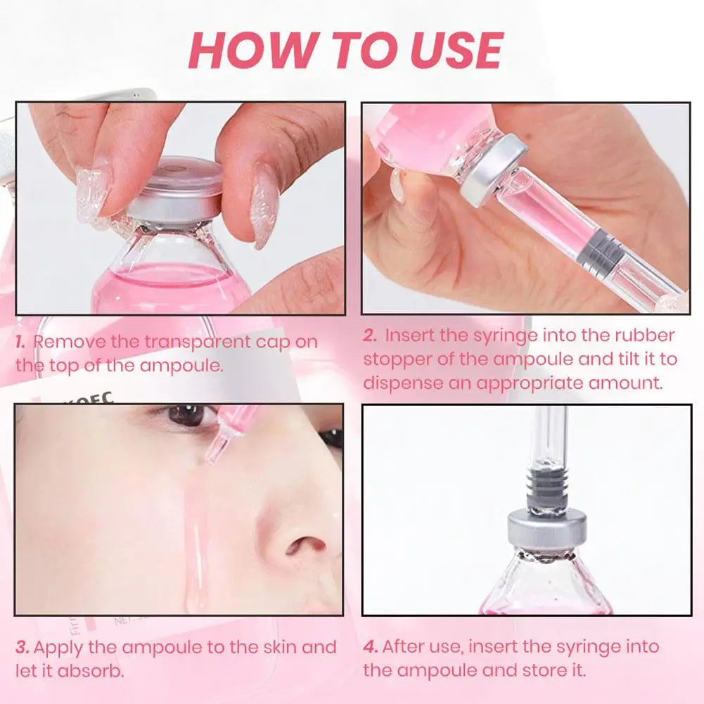 PDRN Salmon DNA Ampoule Face Serum Deep Repair Renew Skin Deep Collagen Face Firming Moisturizing Strengthen Barrier Essence