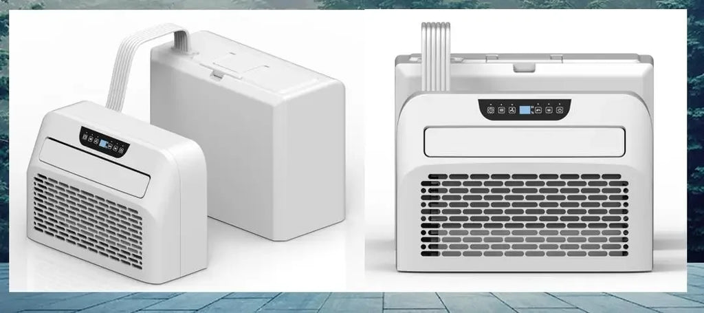 Por Air Conditioner With Cooling, Fan and Dehumidifying, WIFI Function RV air Conditioner Camp air Conditioner 5000 Btu
