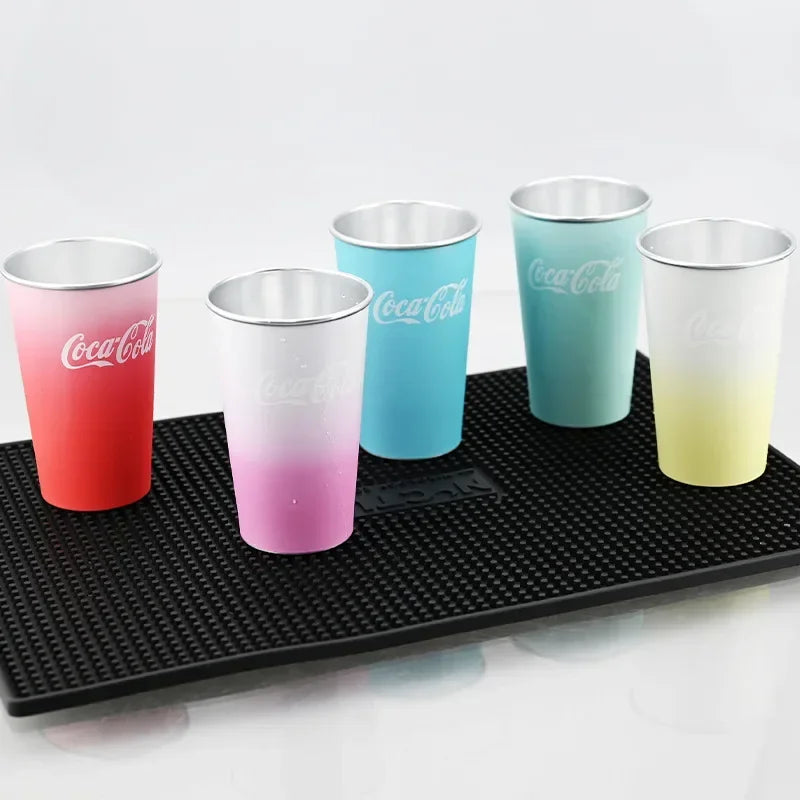 470Ml Portable Aluminum Color-changing Cup Cooling Color-changing Creative Water Cup Camping Cold Drink Gift
