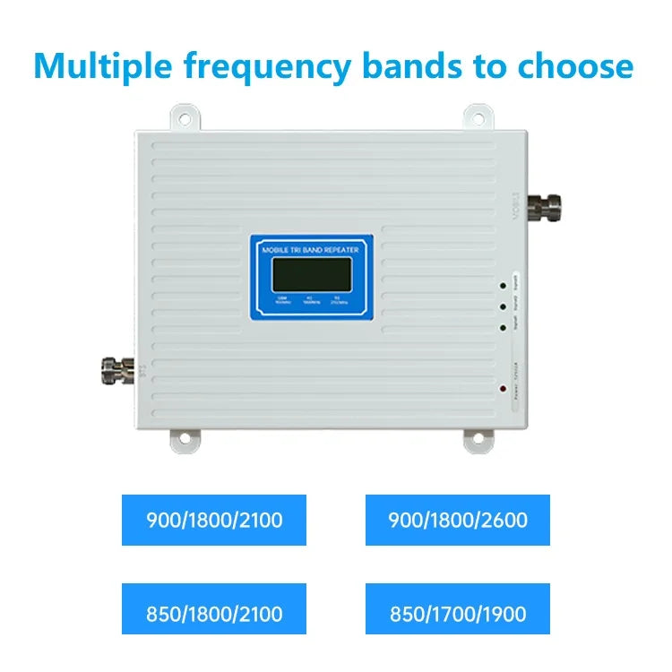 Factory Wholesales 4G LTE Signal Booster 2G 3G 4G 900 1800 2600Mhz Mobile sig nal Booster