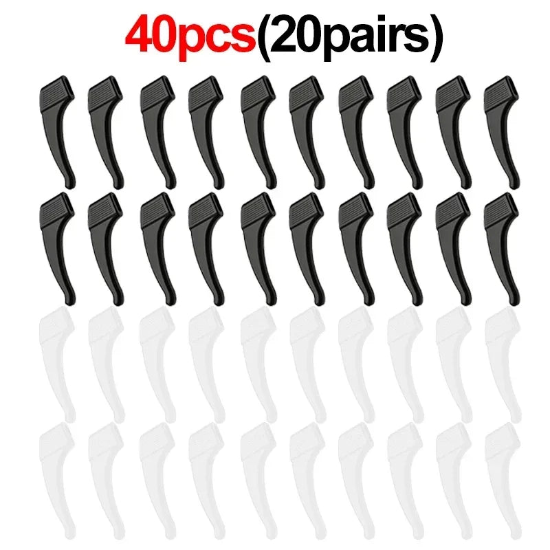 Silicone Ear Hook Anti-slip Glasses Leg Ear Sleeve Bracket Fastener Sunglasses Accessories Grip Anti-fall Eyewear Holder