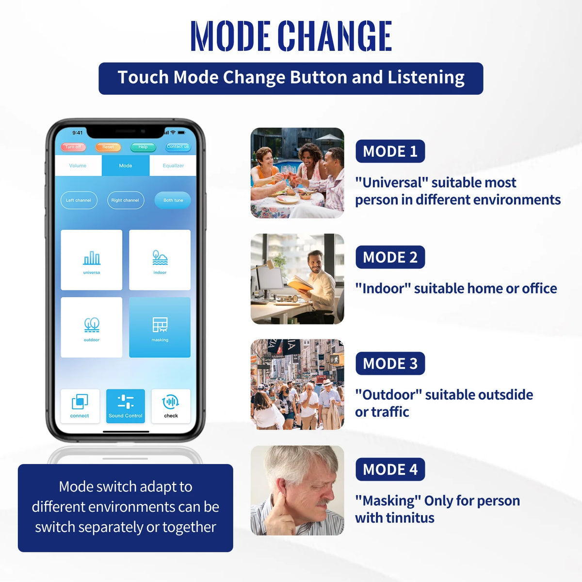Bluetooth Hearing Aids Rechargeable Hearing Aid APP Digital Sound Amplifiers For Deafness Wireless Aparelho Auditivo Audifonos