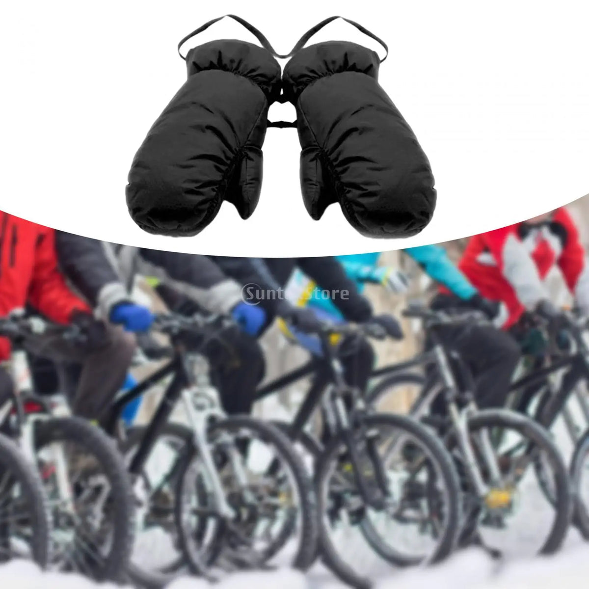 Down Mittens Ski Mittens for Men Women Warm Windproof Cold Weather Gloves Winter Snow Mittens for Skiing Biking Autumn Winter