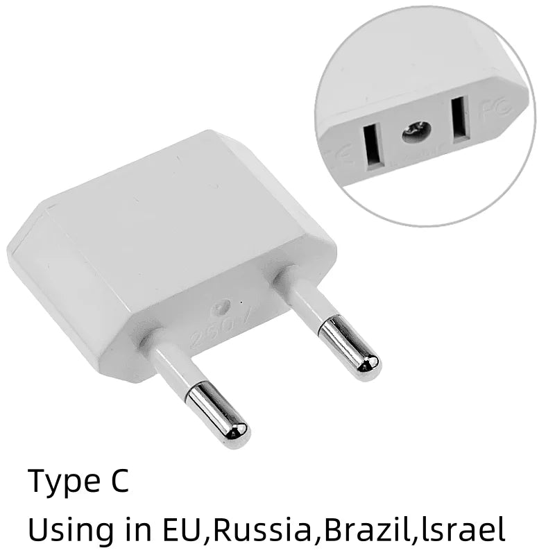 US Travel Electrical Socket EU To US Power Adapter American European Australia US AU EU Euro AC Plug Converter Outlet Socket