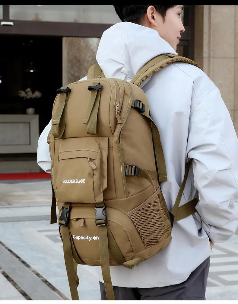 New Hiking Mountaineering Bag 50l Large Capacity Waterproof Ultra Light Outdoor Sports Backpack For Men