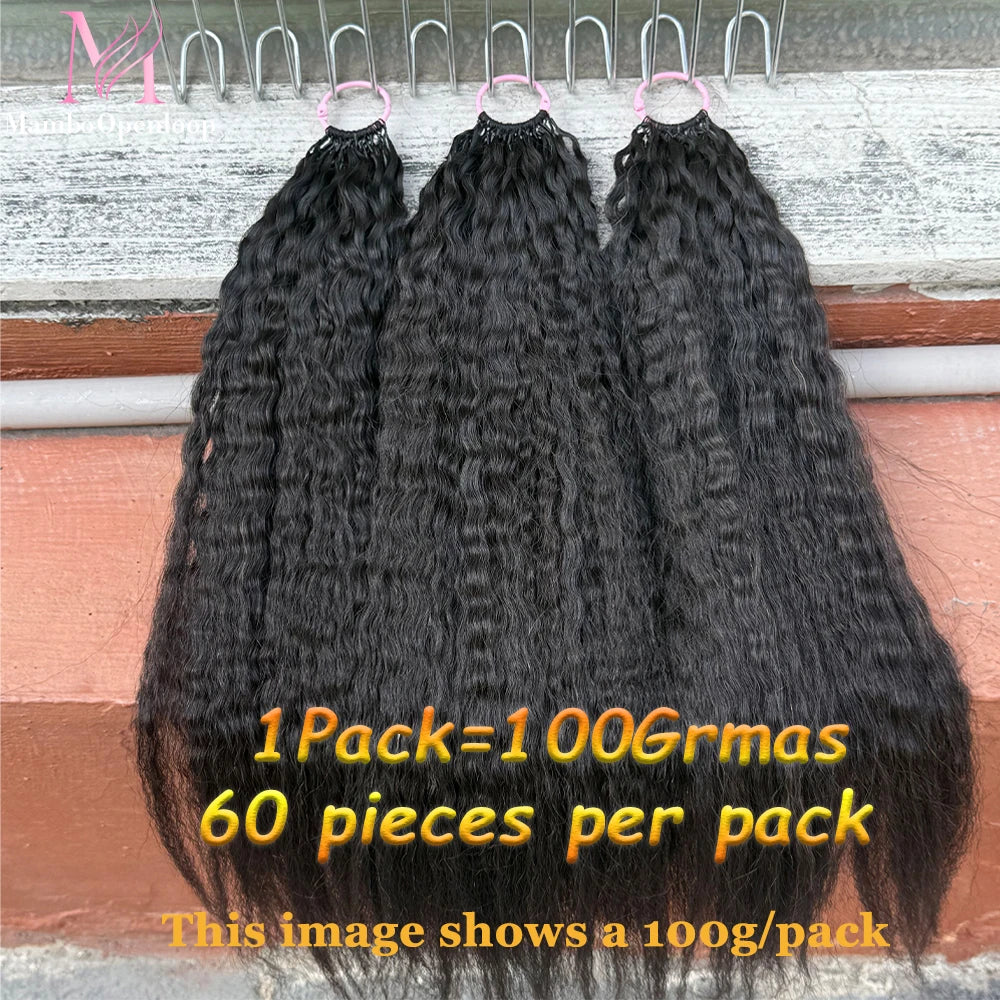 Water Wave Crochet Human Hair Extensions No Shedding Invisible Crochet Feather Braiding Natural Color Body Wave Hair Extension