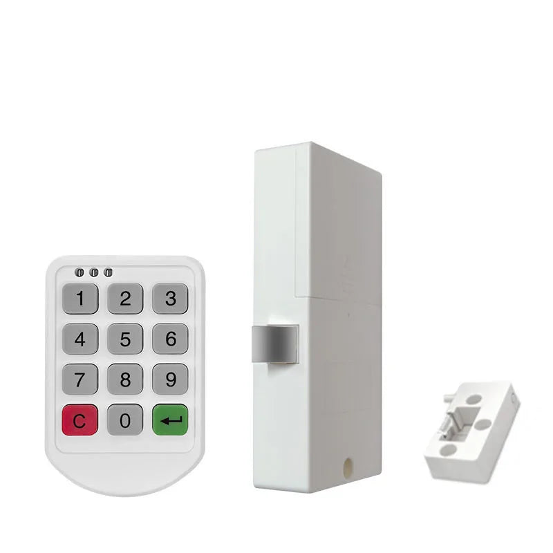 Digital Electronic Intelligent Password Keypad ABS Plastic Panel Number Cabinet Door Lock Digital Cabinet Door Lock