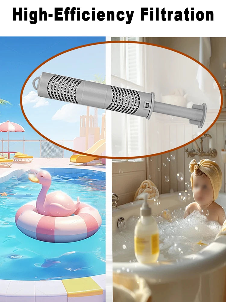 2pcs Bathtub Filter HOTUB Supply Spa Mineral Ion Cartridge Sticks Brings Fresh and Crystal Clear Spring Water
