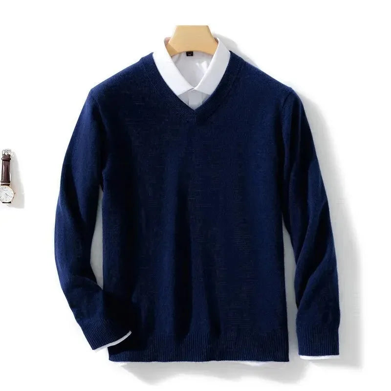 Cashmere Cashmere Sweater Men 2025 Autumn Winter Jersey Jumper Robe Hombre Pull Homme Hiver Pullover Men O-neck Knitted Sweaters