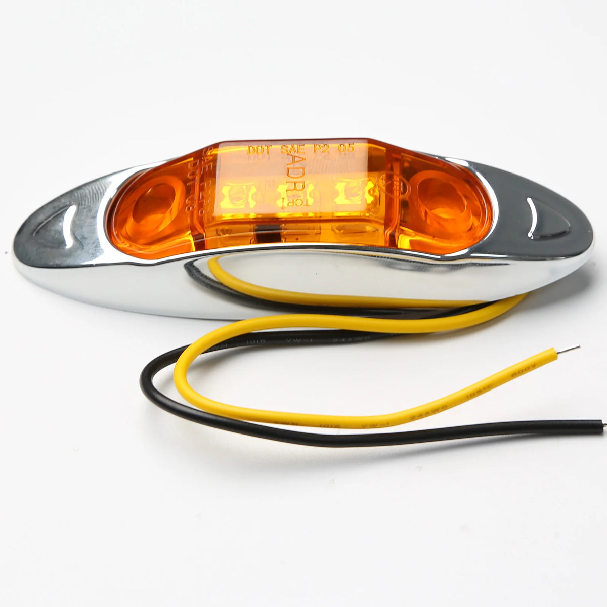 10PCS Universal LED Clearance and Side Marker Lights Piranha styling for Trucks Trailers Boats Cars Bus 12-24V Tail Indicators