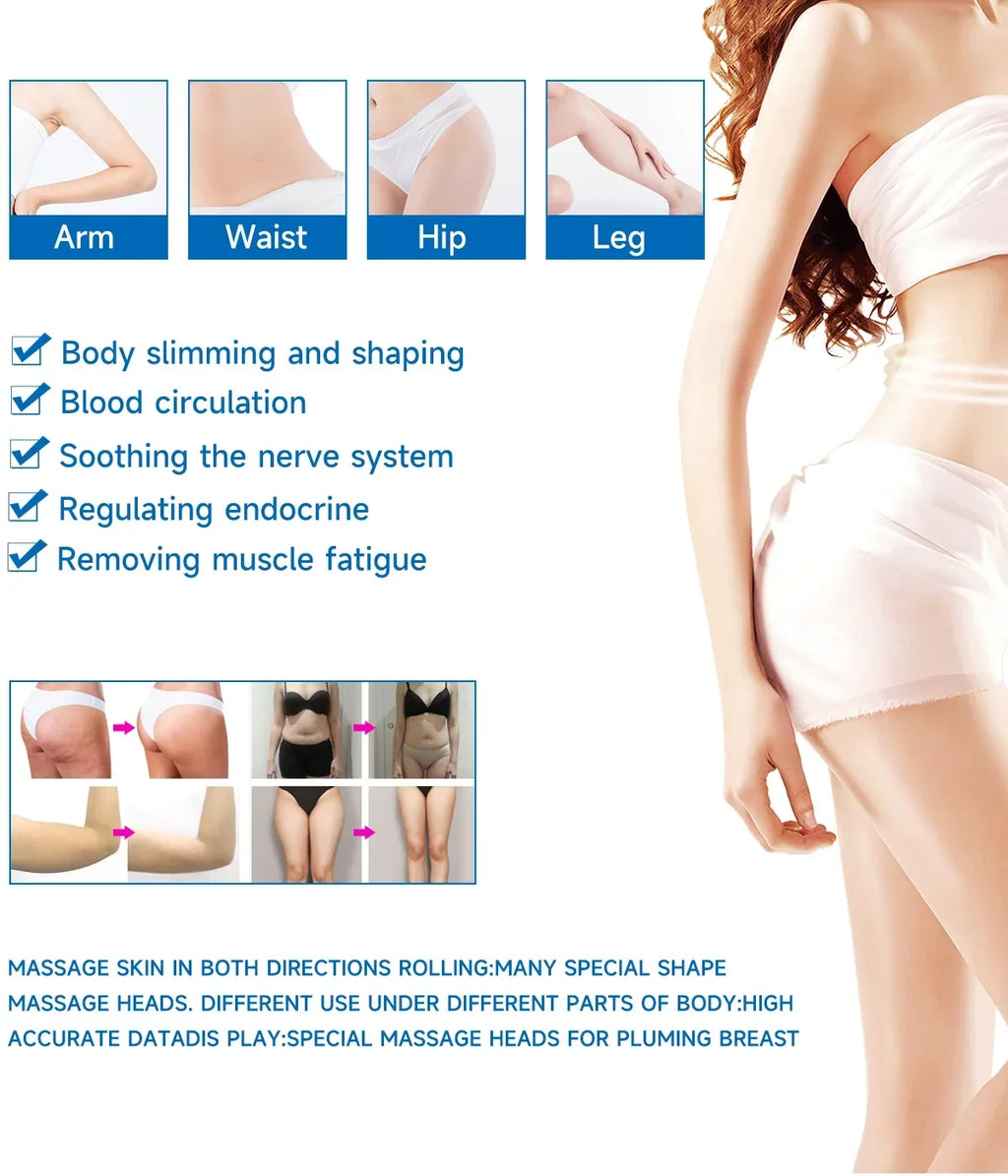 Vibrating G5 Massage Machine Slimming Muscle Massager Cellulite Removal Home Used Weight Loss Body Apparatus with Trolley Stand