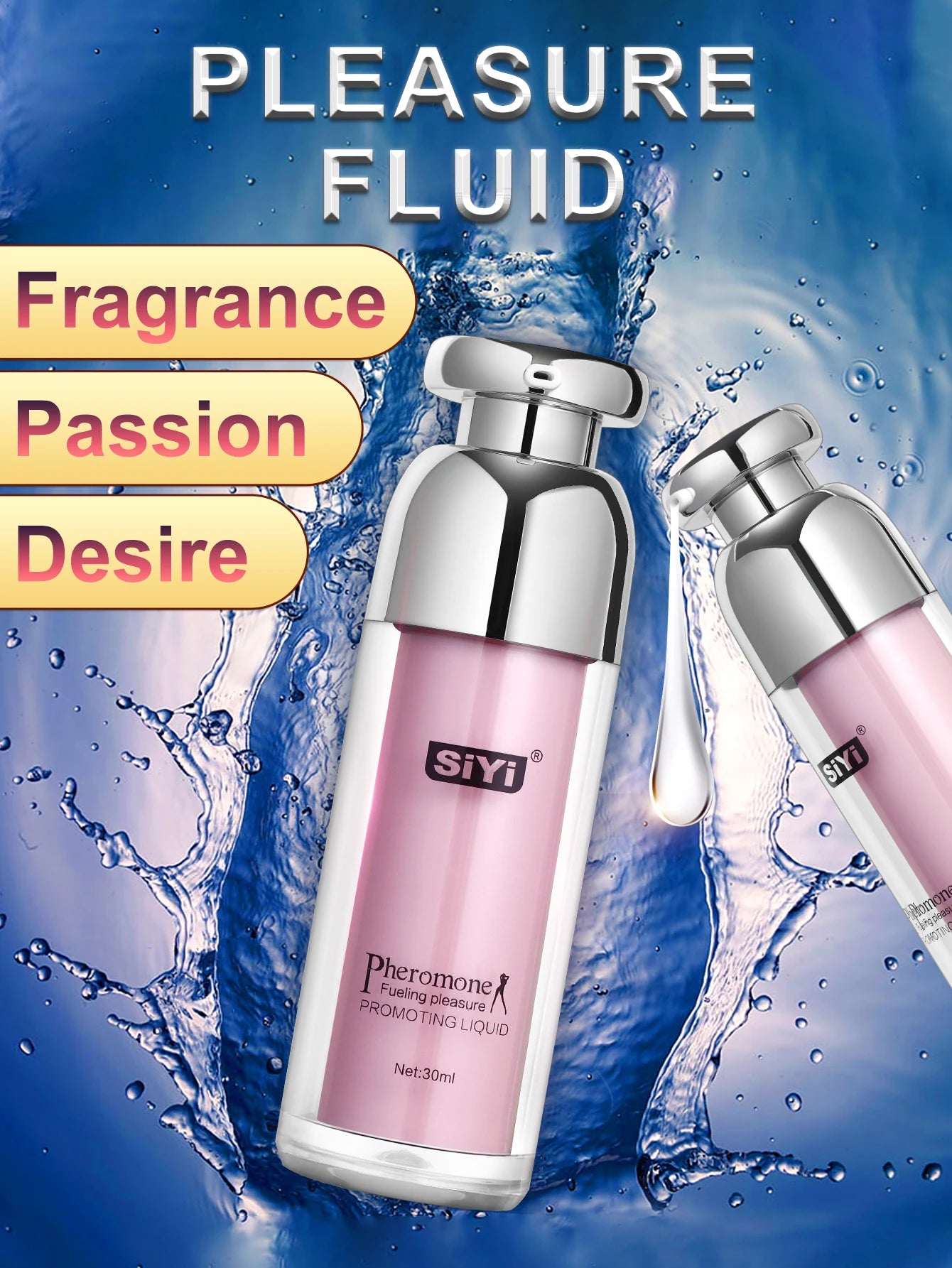 30ml Pheromone Attractive for Men Women Orgasm Attract Aphrodisiac Spray for Men's Fragrance Body Unisex Flirt Lasting Perfume