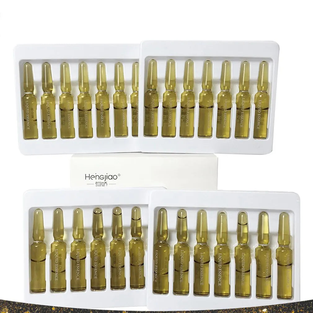 28 Bottle/SET Fullerene Hyaluronic Acid Ampoule Face Serum Shrink Pores Anti-Ance Nicotinamide Whitening Moisturizing Wrinkle