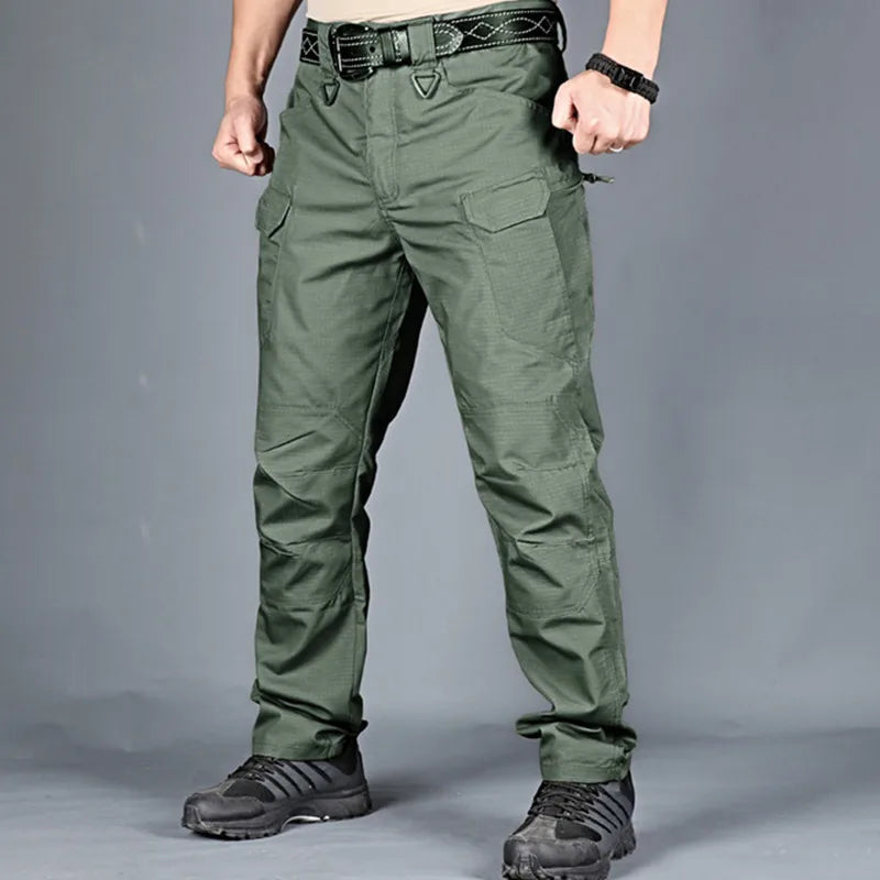 Tactical Cargo Pants Men Combat Trousers Cargo Pants Multiple Pockets Working Hiking Casual Men's Trousers Plus Size 6XL