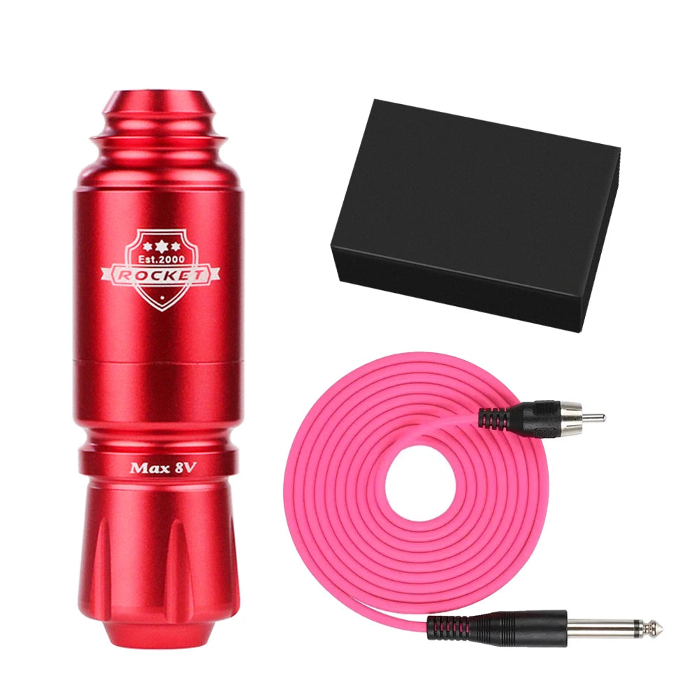 Mini Rocket B2 Tattoo Machine Pen Motor Wireless Tattoo Power RCA Interface Rotating Tattoo Artist Pen Tattoo Pen Kit