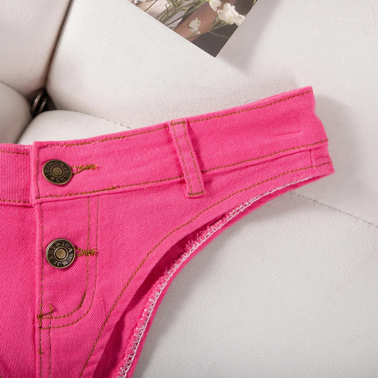 Sexy Low Waist Mini Denim Shorts Women Summer Beach Short Pants Jeans Woman Fashion Womens Club Party Jean Micro Shorts LTMW
