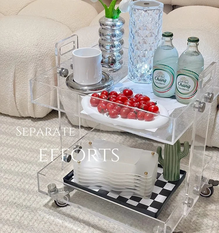 Modern Aesthetic Coffee Tables Acrylic Design Unique Minimalist Coffee Tables Small Flexible Muebles Para El Hogar Accessories