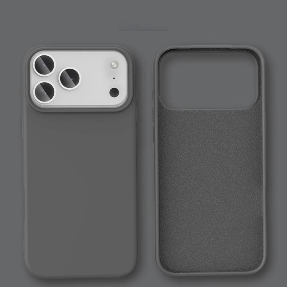 Shockproof Soft Liquid Silicone Phone Case For iPhone 18 17 Air 16 16E 15 14 13 12 11 Pro Max Plus Skin Feeling Protection Cover