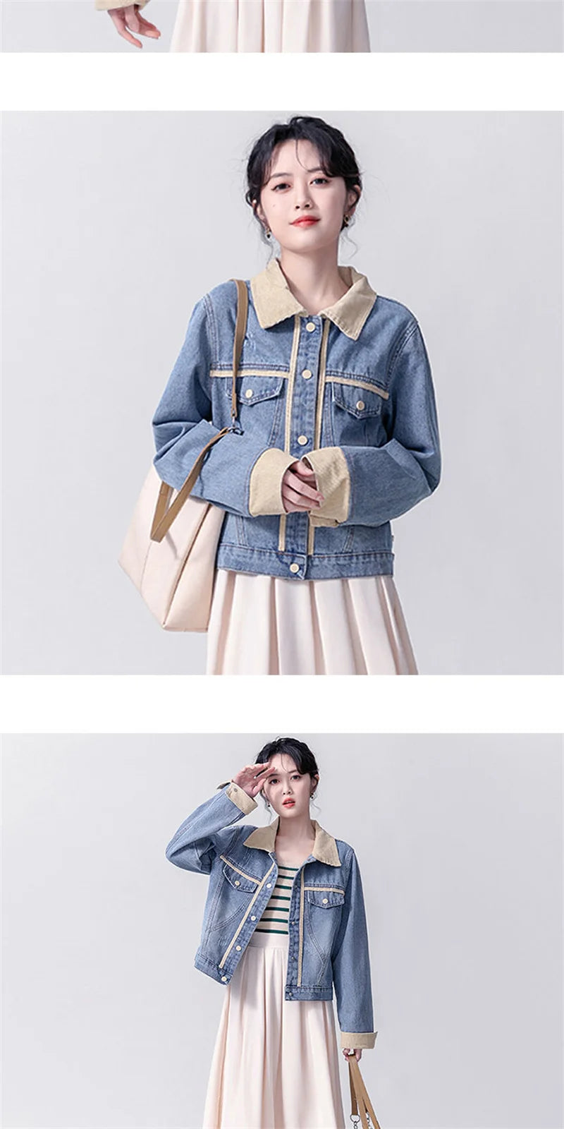 Denim Jacket For Women in Spring and Autumn 2024 New Embroidered Chinese Style Fashion Versatile Denim Clothing High-end women's
