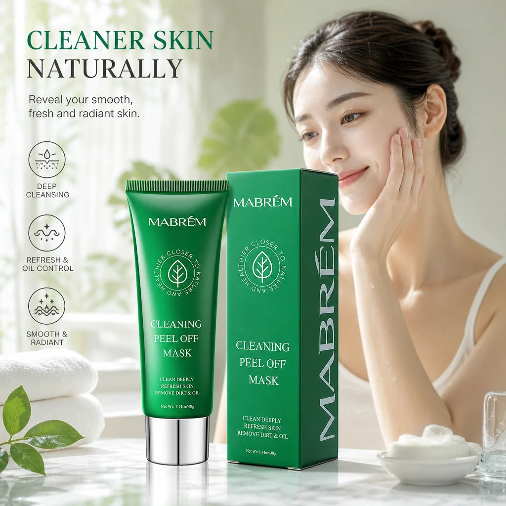 Tear Pull Facial Mask Remove Blackheads Balance Oil Refine Pores Smooth Rough Texture Deep Purify Skin Cleansing Mask