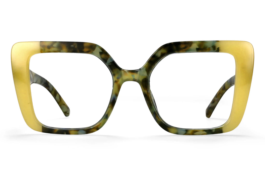 R56982 Colorful Large Size Reading Glasses Lady Trend Splicing Color Presbyopic Eyeglass Universal Prescription Spectacles Frame