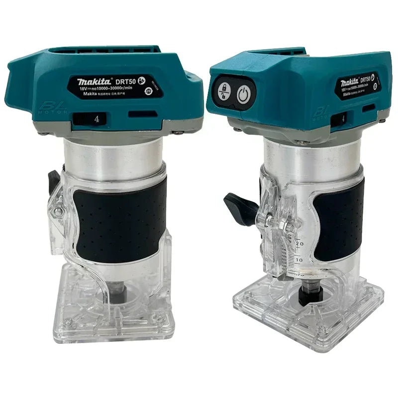 Makita DRT50 Edge Trimmer 18V LXT Cordless Brushless Motor Professional Rechargeable Slotting & Milling Tool