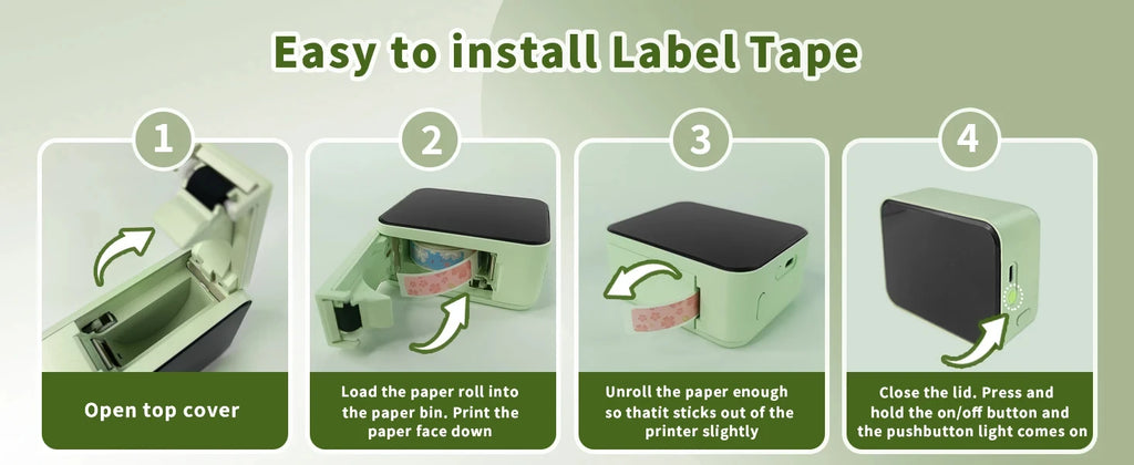 Marklife P15 Mini Label Printer Portable Thermal Printer Inkless Self-adhesive Paper Sticker Printing Machine Name Tag Labeller