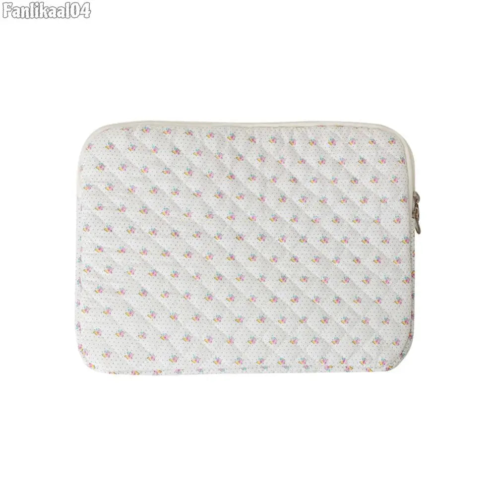 11/13/15 Inch Laptop Sleeve Quilted Laptop Sleeve Case Coquette Floral Laptop Carrying Case Laptop Case