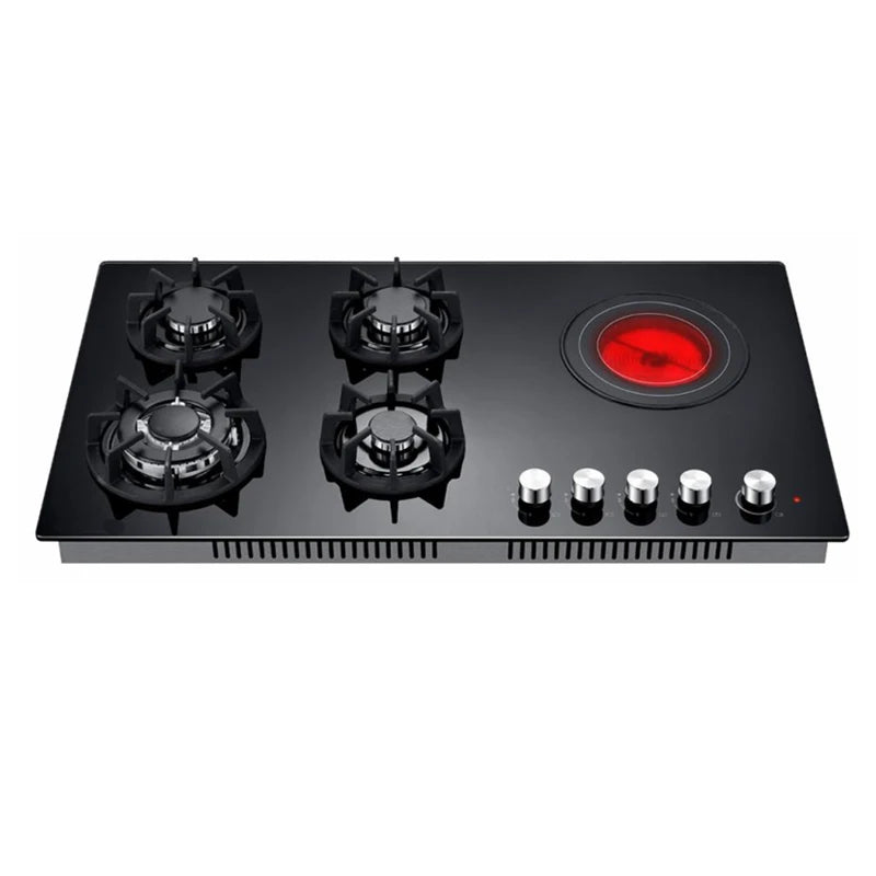 Jiaye OEM 60/90 cm  Ceramic Cooker Built in 4 Gas 1  burner Gas Hob