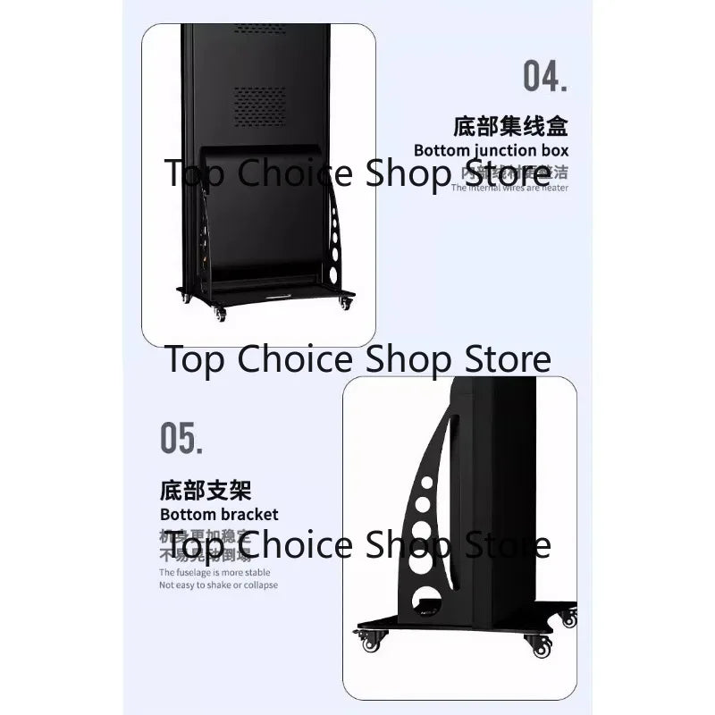 LED folding poster screen, indoor full color, mirror advertising display high definition landing