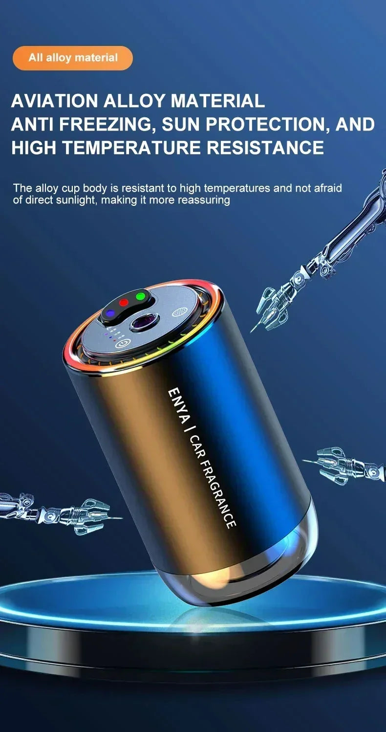 Three-color aromatherapy car long-lasting spray diffusion inside a variety of fragrance pickup atmosphere lamp car full of stars