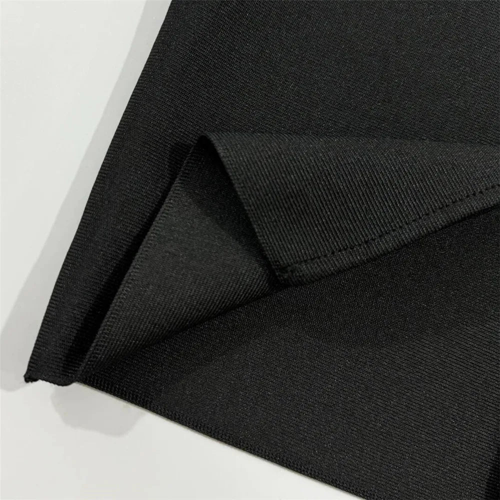 Women Sexy Off Shoulder Bandage Dress Beading Patchwork Clothes Club Party Celebrity Elegant Dresses