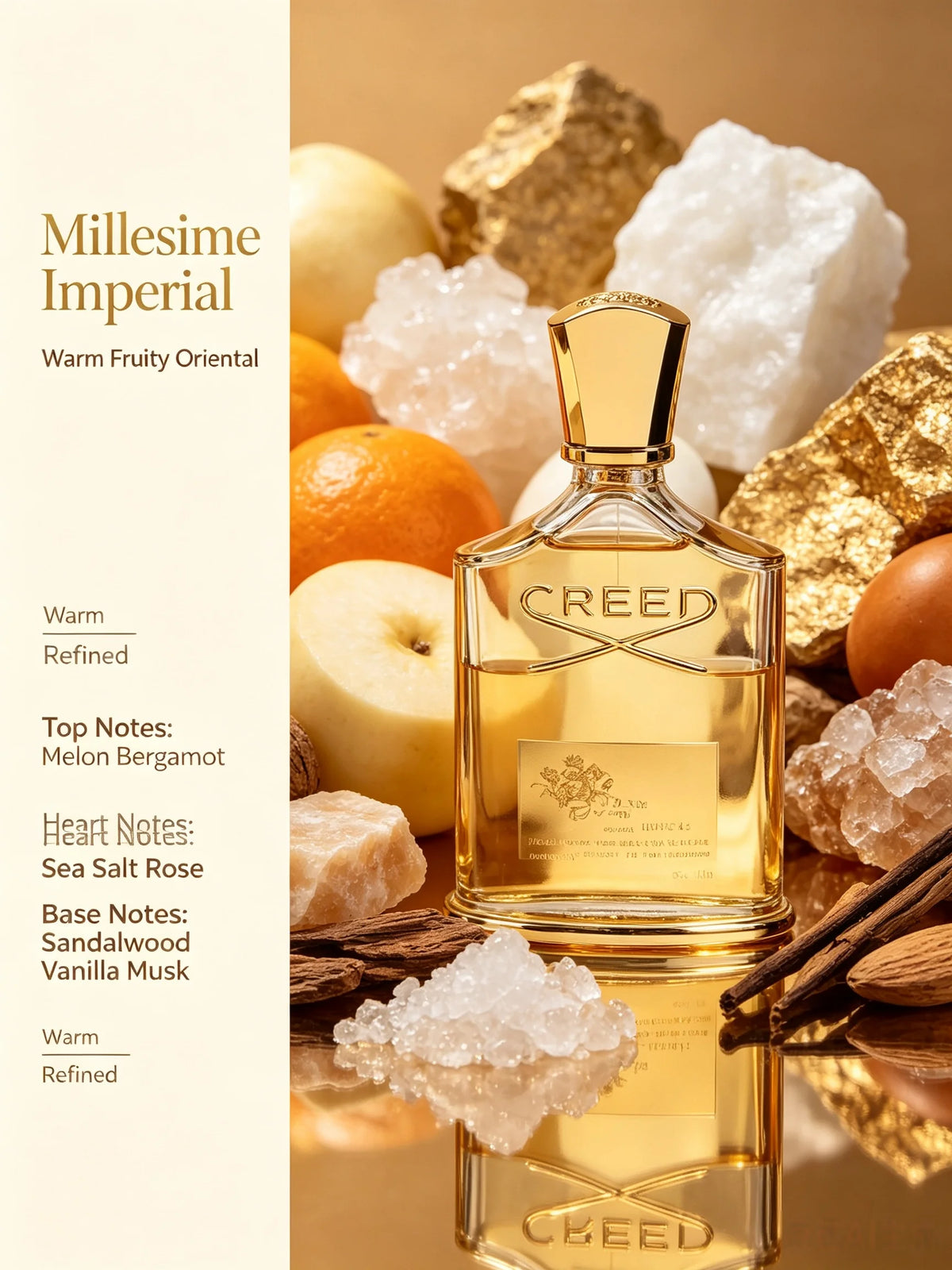Creed Aventus Eau De Parfum Spray 100ml / 3.3oz Tester Luxury Fragrance for Daily Wear without Cap
