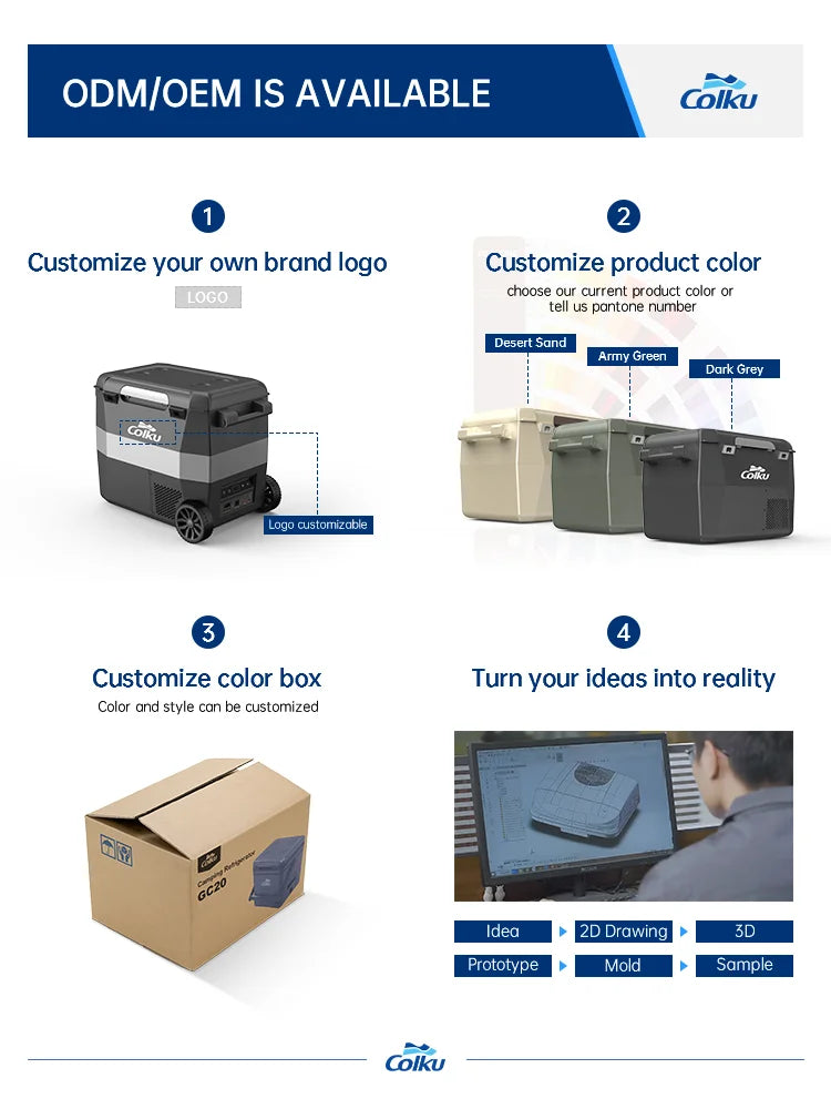 Hot Selling 23L 12V Electric Freezer For Boat Drawer Car Refrigerator With Compressor Drawer Fridge For Truck Suv
