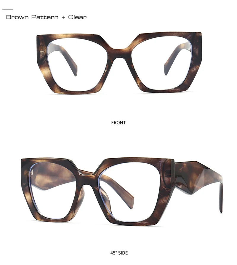 SHAUNA Retro Polygon Cat Eye Women Sunglasses Fashion Brand Designer Colorful Gradient Men Sun Glasses Shades UV400