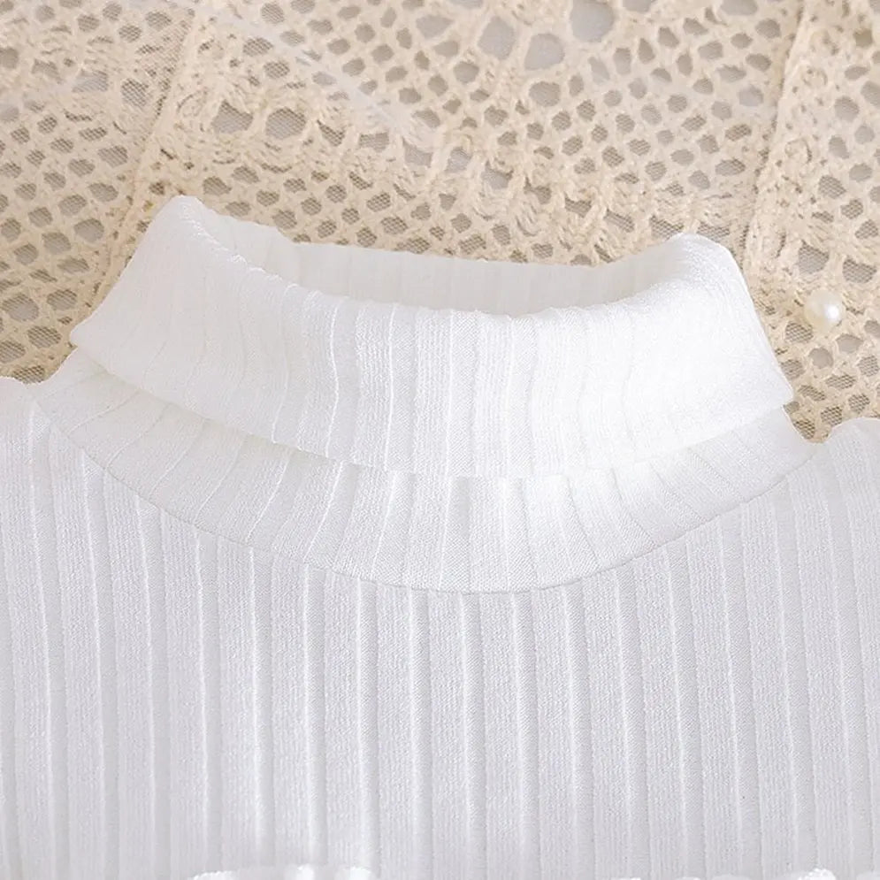 Baby Girl 4-7 Yrs Clothing Set Fashion Long Sleeve Tops+Skirt Wedding Party Children Girls Outfits 2025 New Style Costume Sets