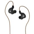 KBEAR KS2 IEM In Ear Stereo Bass HiFi Earbuds Noise Reduction High Resolution with Detachable Cable,Suitable for Running,Gaming