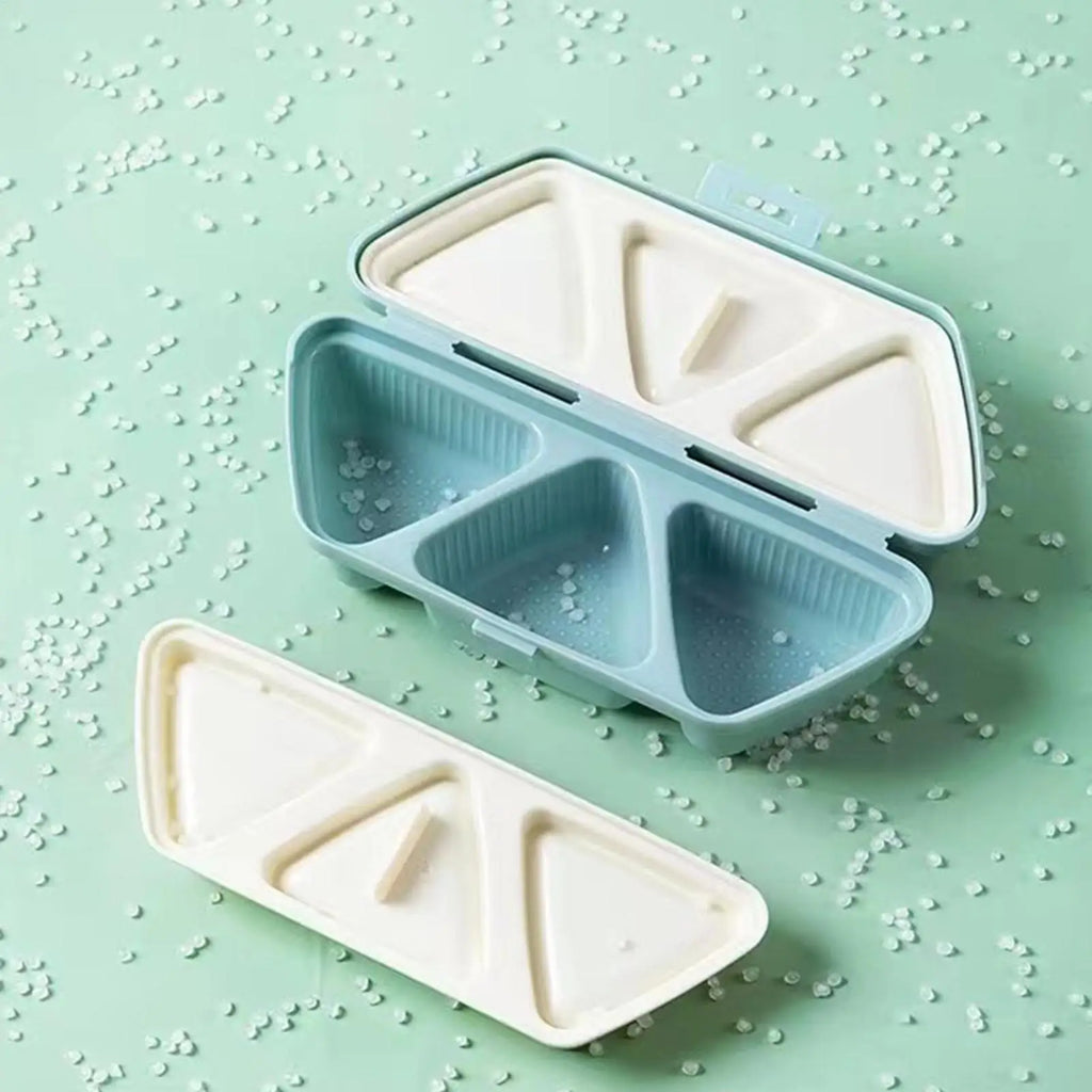 Sushi Mold Maker 6 Cavity Triangle Rice Ball Onigiri Mold Bento Box Tools Non Stick Kitchen Gadgets for Meal Prep Cooking DIY