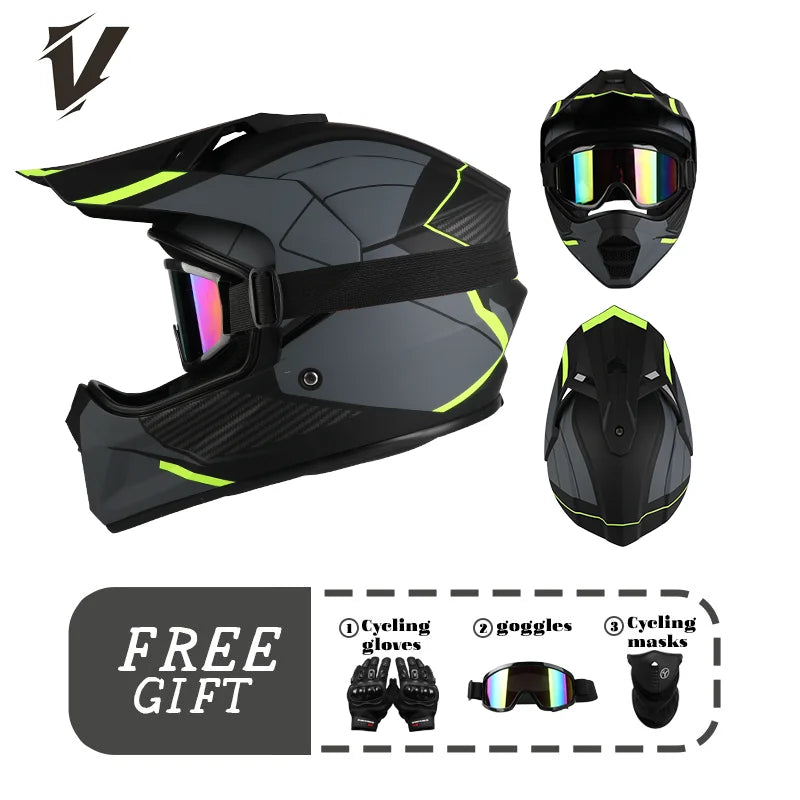 Motocross Helmet Motocross Bicycle Downhill Capacete AM DH ATV Cross Helmet Child Motorcycle Helmet Unisex