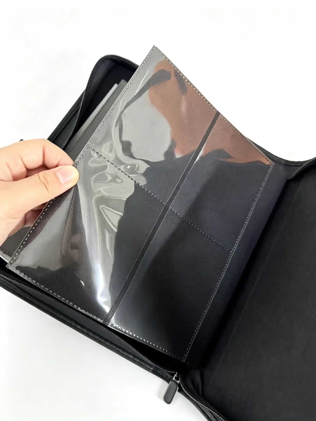 Homefish 4‑Pocket Toploader Binder Album, Holds 160 Cards, Card Binder For Trading Sports Cards, Fit 3 x 4 Inch Toploaders