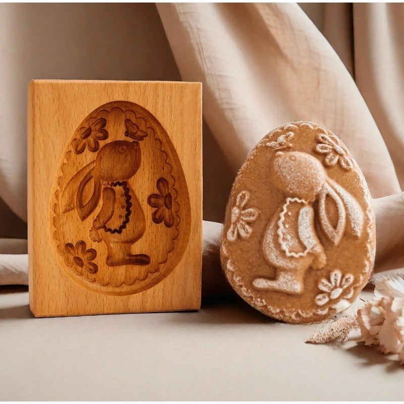 3D Cookie Baking Molds Wooden Gingerbread Mold Press Pumpkin Embossing Tools for Cake Decor DIY Kitchen Gadgets Cookies Moulds
