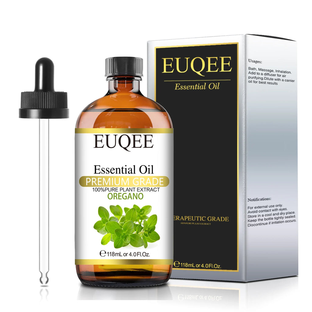 EUQEE 118ML Oregano Jasmine Lavender Essential Oil For Humidifier Diffuser Eucalyptus Aroma Oils For DIY Soap Candle