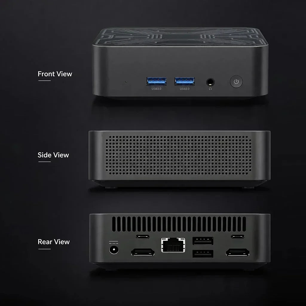 Compact Mini PC Gamer Gaming 2026 New Intel Core N150 Portable Mini Computer 16GB RAM 512GB 1TB SSD 1000M Ethernet Desktop