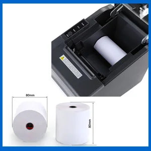 Auto Cut Pos 80 Printer Thermal Driver Download HS-802 180mm/s 3inch Receipt Pos Machine Cash Server With USB LAN Surface