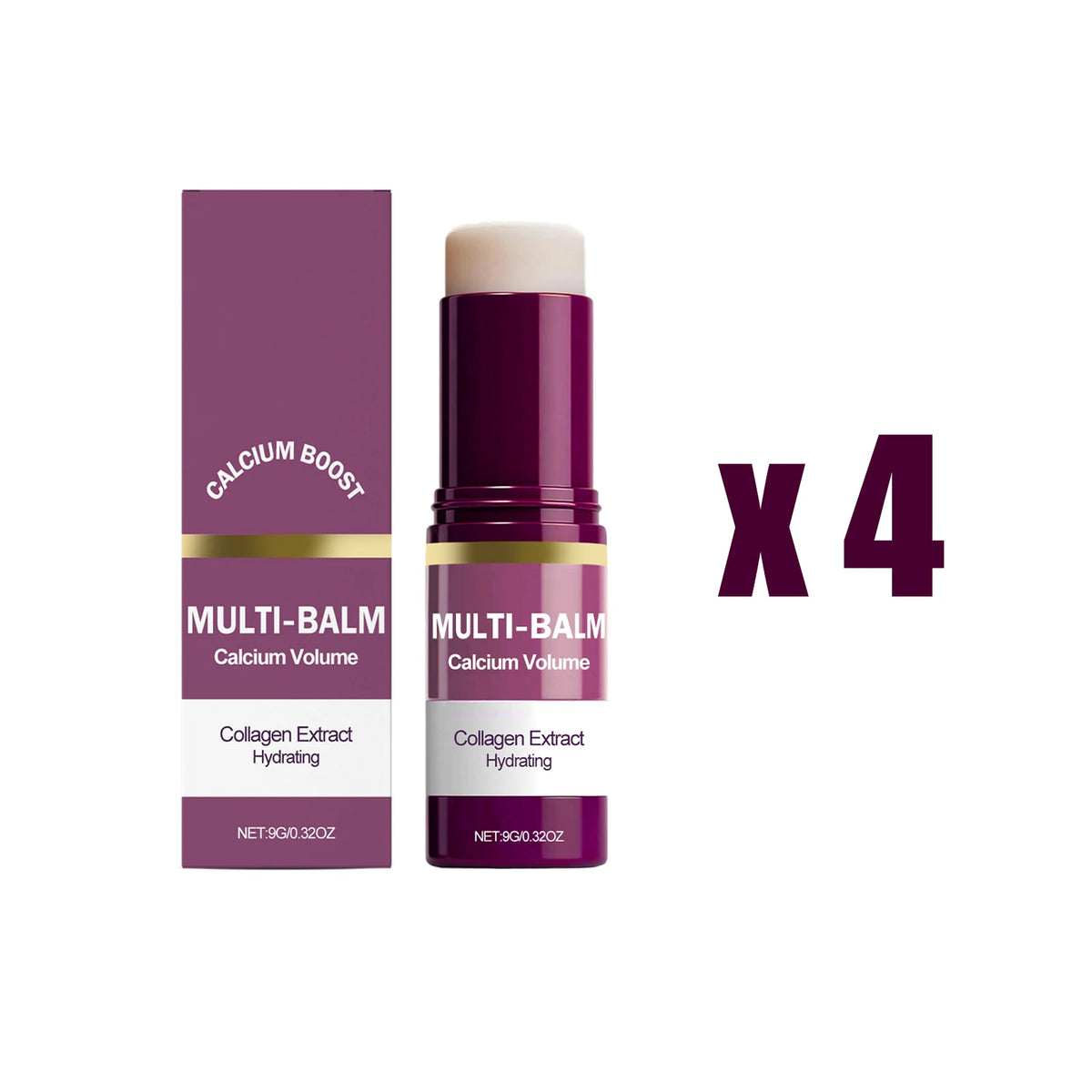 2026 New PDRN Pink Collagen Multi Balm Stick Volume Firming Anti Aging Smooth Fine Lines Eye Neck Forehead Smile Lines Face Care