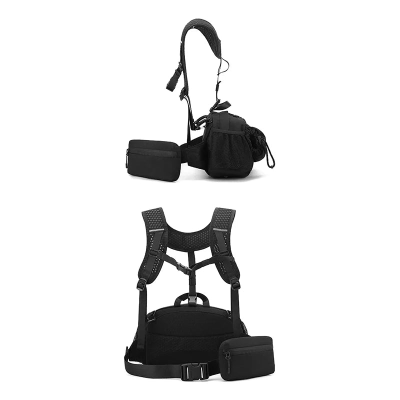 New Unisex Backpack Summer Outdoor Travel Waist Bag Multifunctional Lightweight Sports Cycling Chest Bag for Men and Women