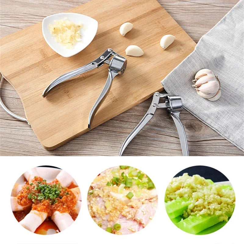 Kitchen Helper Gadgets Useful Professional Garlic Kosh High Quality Smooth Crushing Easy Clean Handle Vegetable Fruit Crusher